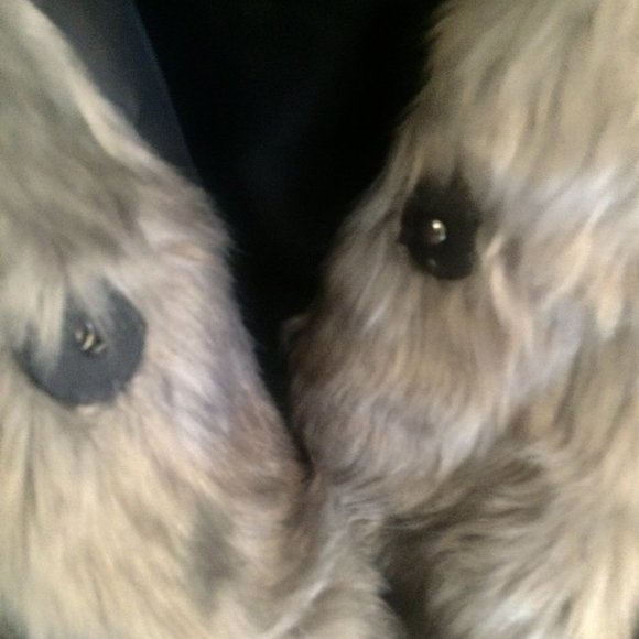 Faux Fur Vest BANDOLINO Size M Sleeveless Gray - Picture 14 of 14